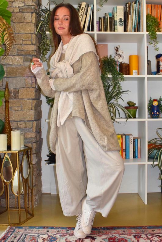 Big Softie Archie Slouch Knit Oatmeal
